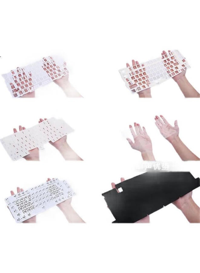 Daryo Dareu Ek75 Series 75% Layout Wired/Wireless/Bluetooth Tri-Mode Customizable Mechanical Keyboard, Gasket Mount Structure, Juejue Purple - Mengyu Hifi Switch - Image 3