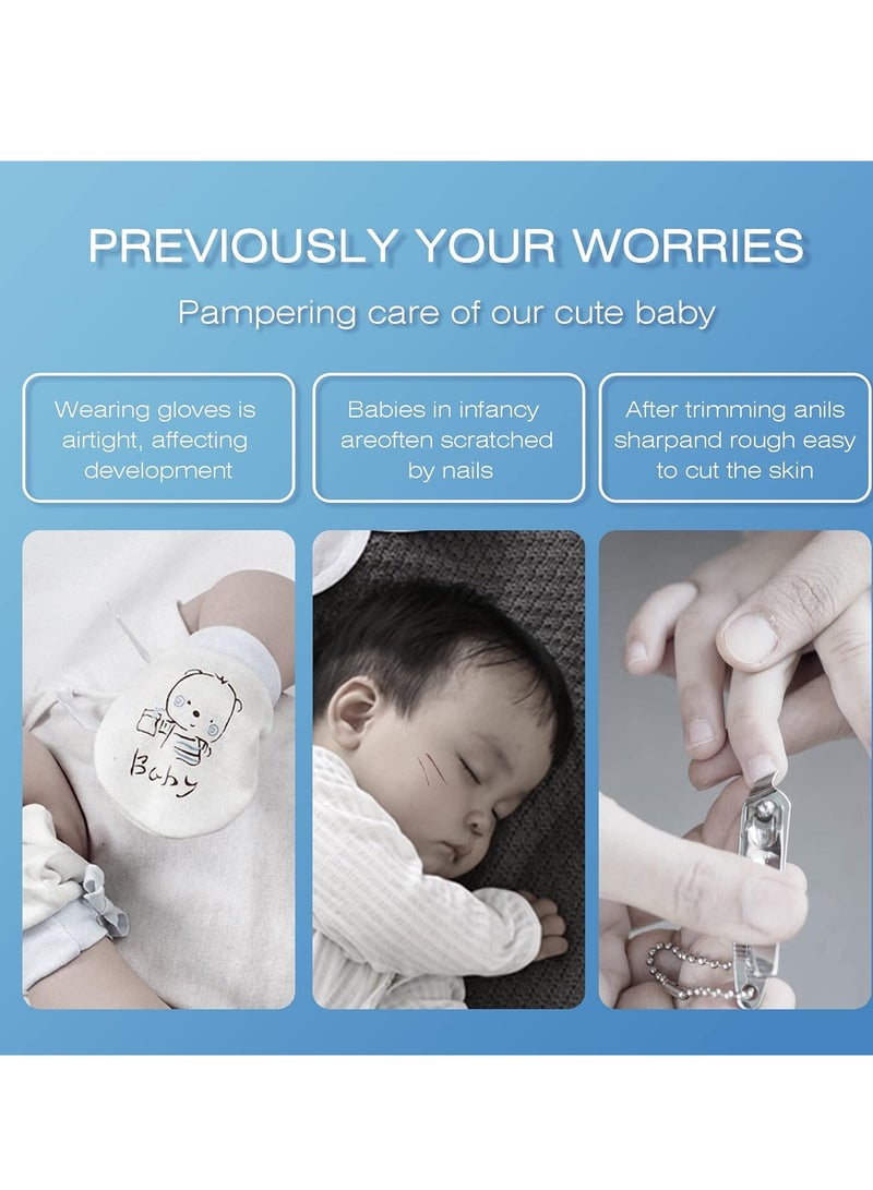 ELTRAZONE Baby Nail Clippers, Safe Electric Baby Nail File Kit for Newborns, Toddlers, Toes and Nails Care, Polishing and Trimming, 6 Grinding Heads and LED Light, Pink - Image 5