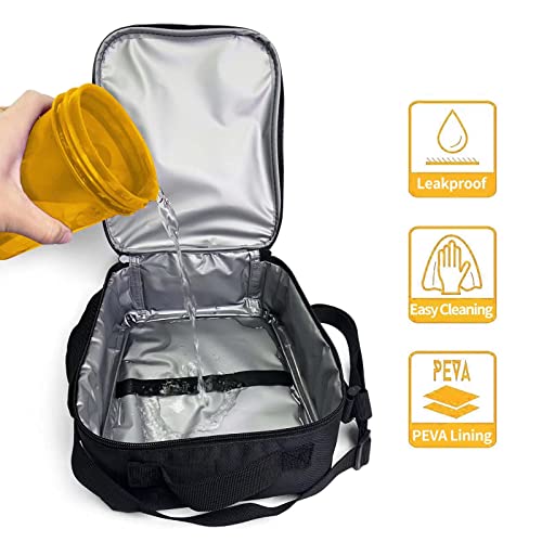 PAUSEBOLL Basketball Lunch Bag for Boys, Insulated Lunch Bag for Adult Teens Girls, Reusable Portable Lunch Box Cooler Tote Waterproof Lunch Container for School Office Picnic - Image 5