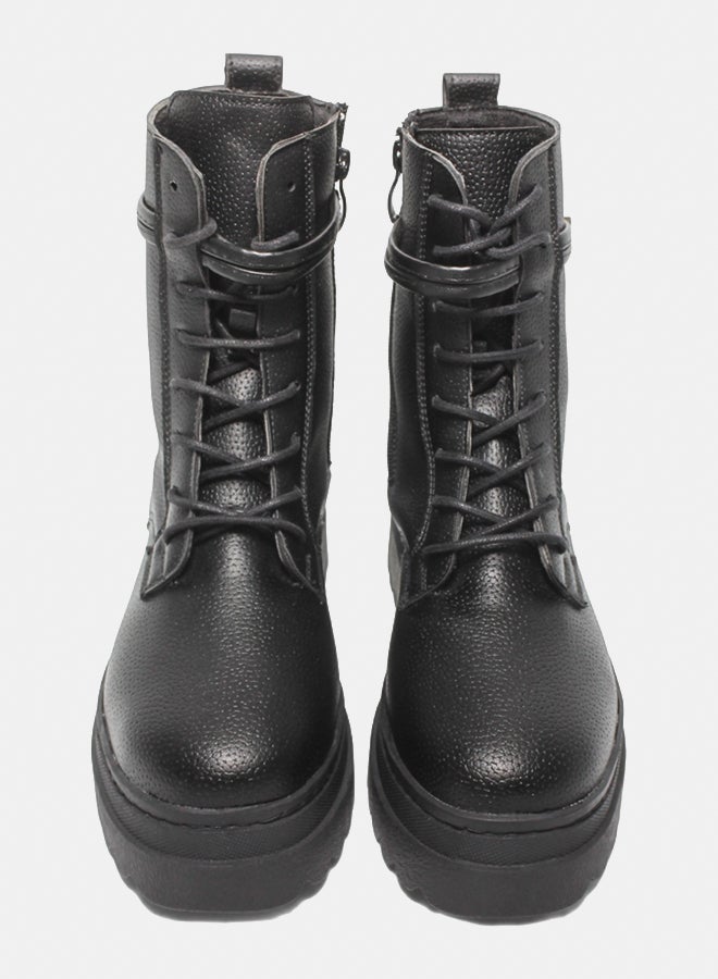 Glitter Women Half-Boots - Black - Image 3