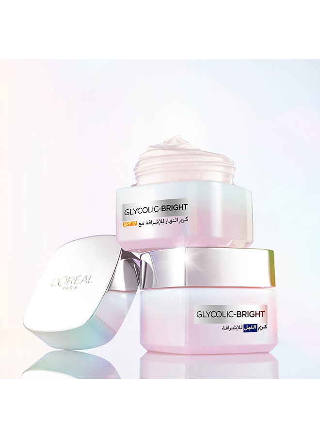 L'OREAL PARIS Glycolic Bright Day Cream And Night Cream 100ml  - Image 2