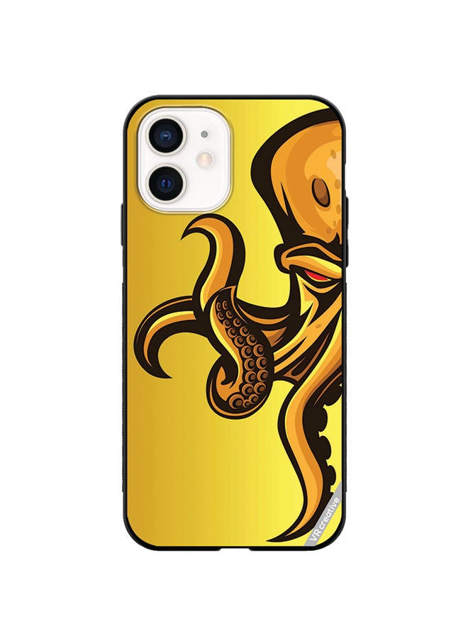 VR CREATIVE Protective Case Cover For Apple iPhone 12 mini Octopus Design Multicolour - Image 1