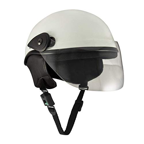 Sage Square Multipurpose Half Helmet for Men and Women (Large, White Glossy) - Image 1