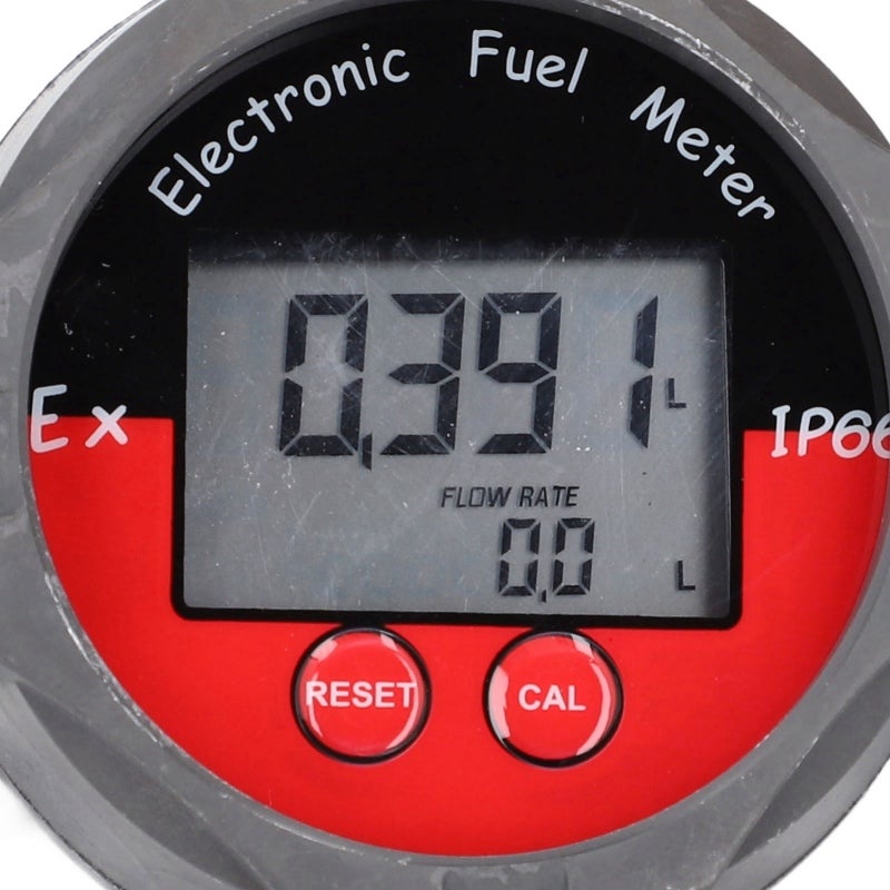Electronic Fuel Meter Digital LCD Display Turbine Fuel Flow Gauge 1in High Accuracy 20MPa MWP - Image 5