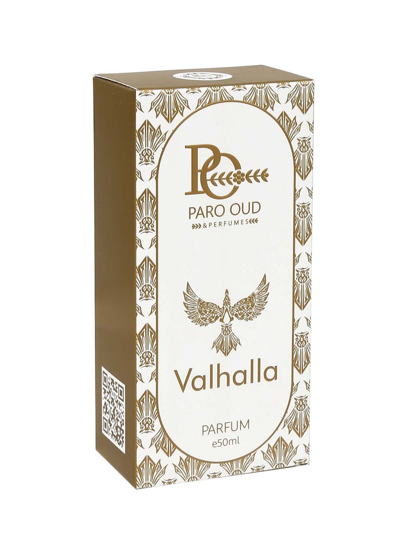 PARO OUD فالهالا 1 EDP 1 خشبي ومسك 1 ترابي ودخاني 1 عطر عنبري حار للنساء والرجال 1 عطر للجنسين 50 مل 1 بارو عود 1 خشبي زعفران 1 مستوحى من زعفران بايريدو الأسود 1 - Image 1