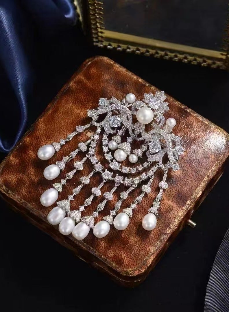 Freshwater Pearl Brooch