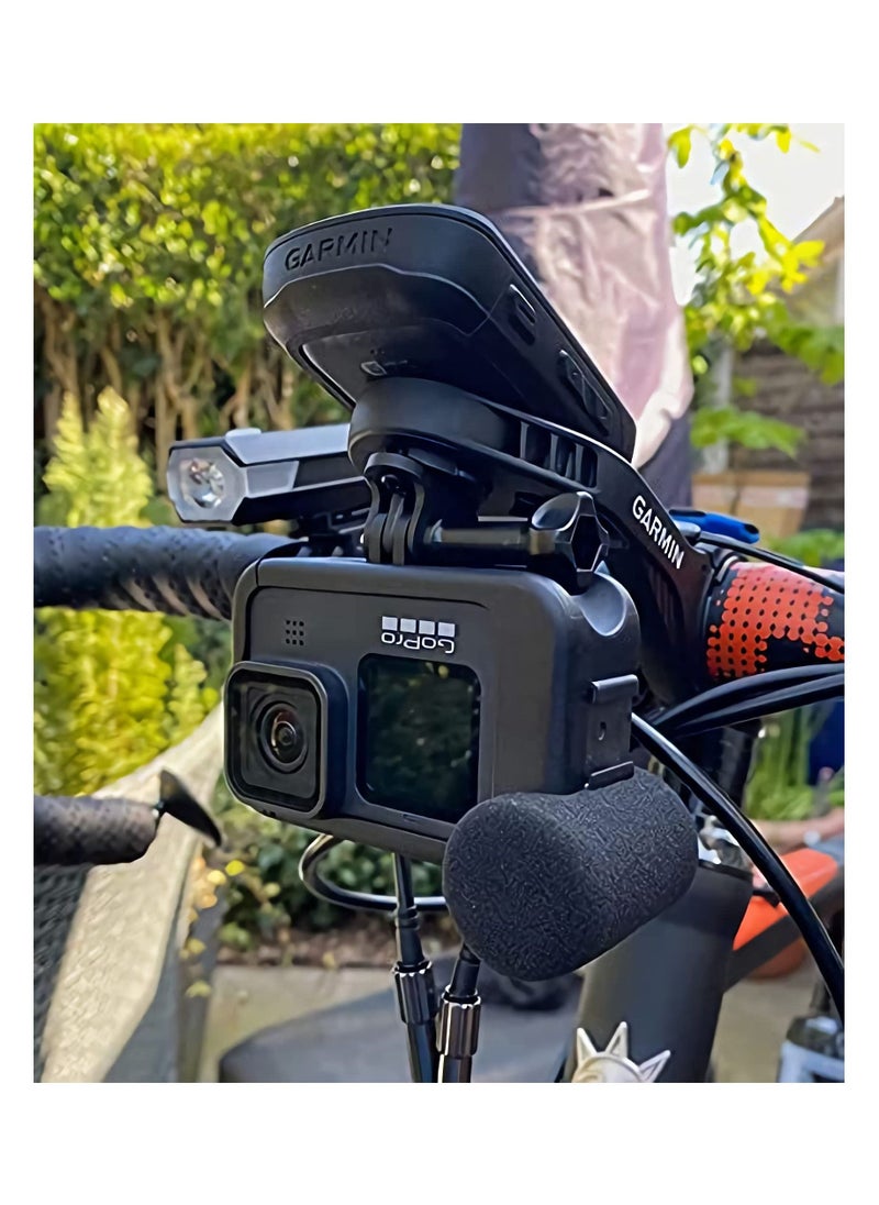 KASTWAVE - Bicycle Combo Mount Adapter, Computer Bracket Camera Adapter for Garmin Edge 200 / 500 / 510 / 520 / 800 / 810 / 820 / 1000, for Gopro Sport Action Camera and Bryton Mount - Image 1