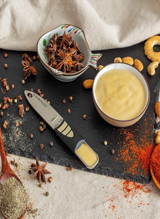 كيتشين أرت ملعقة شاي قابلة للتعديل من KitchenArt Pro، ساتان، أسود - Image 2