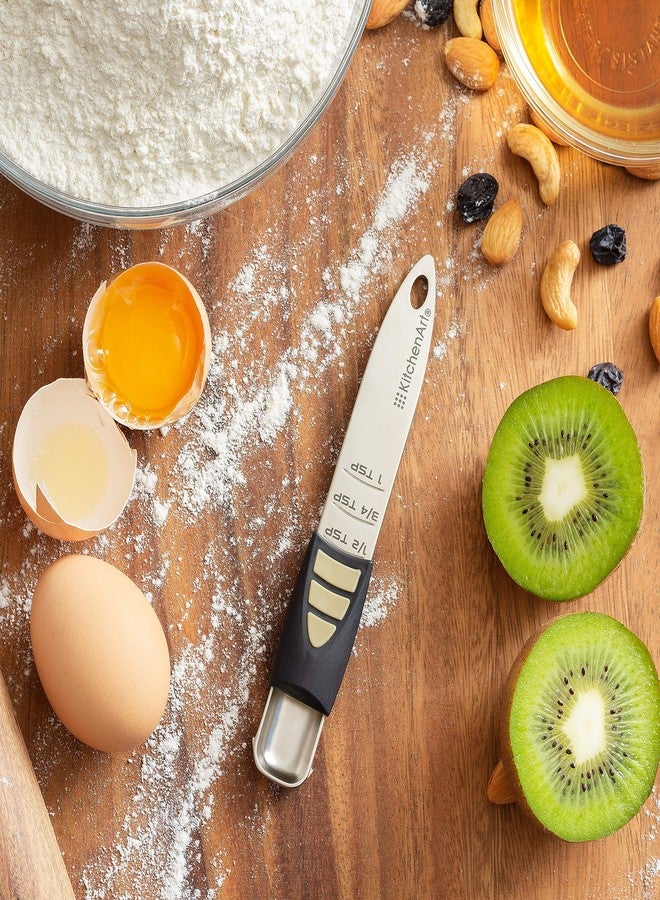 كيتشين أرت ملعقة شاي قابلة للتعديل من KitchenArt Pro، ساتان، أسود - Image 5