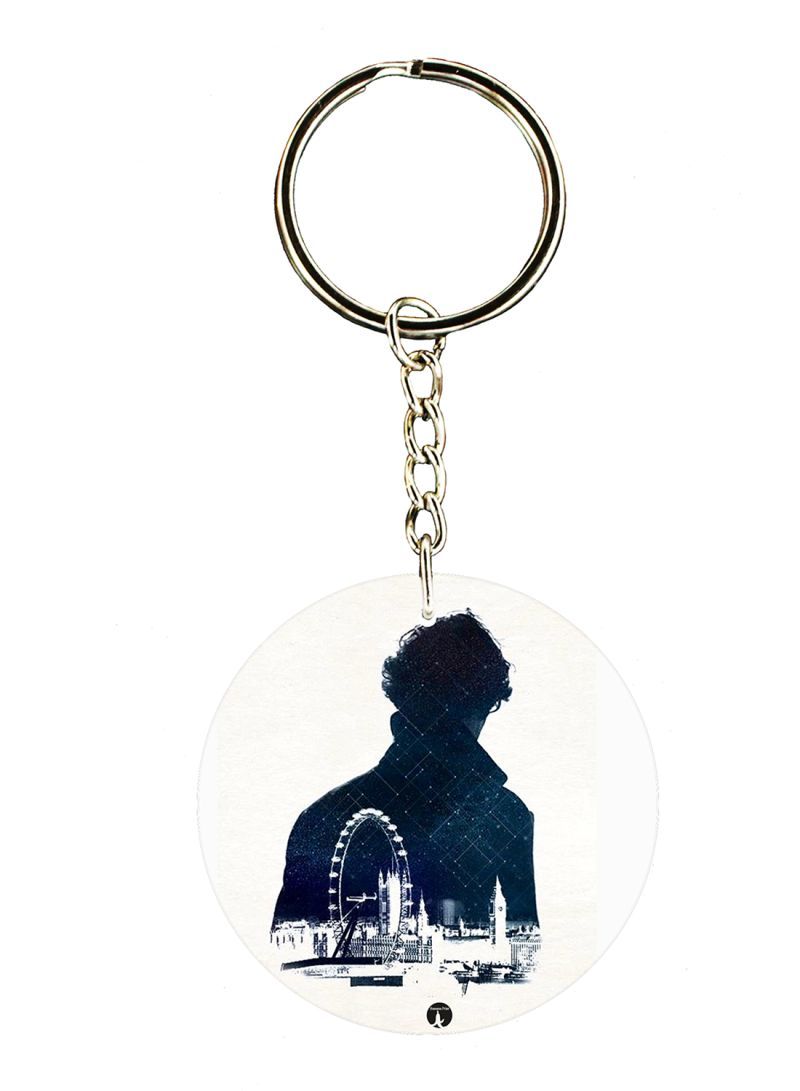 RKN The TV Show Sherlock Double Side Printed Keychain