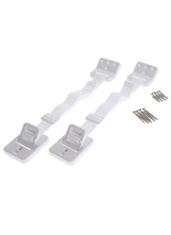 dreambaby Hinged Anti Tip Furniture Anchors White  - Image 5