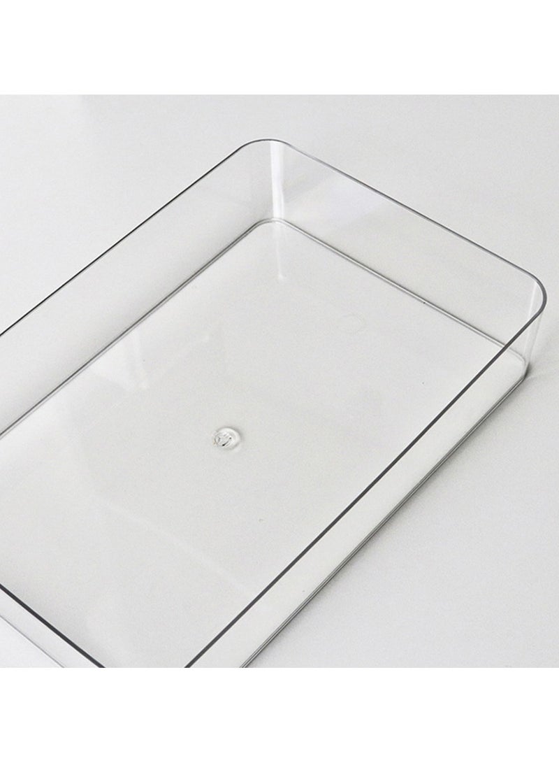 Transparent Storage Box Large Capacity Cosmetic Organizer Desktop Jewelry Stationery Makeup Drawer Container - Image 4