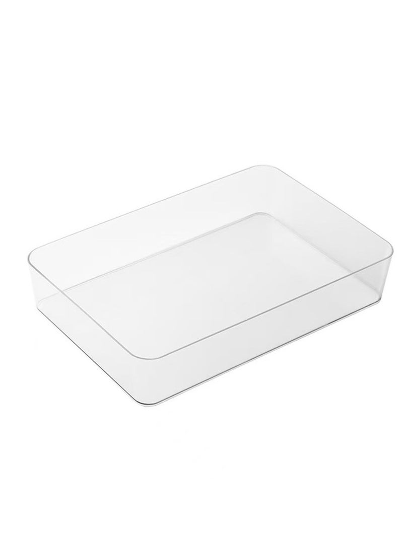 Transparent Storage Box Large Capacity Cosmetic Organizer Desktop Jewelry Stationery Makeup Drawer Container - Image 3