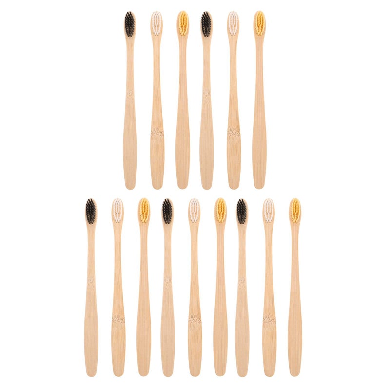 15 Pcs Soft Charcoal Toothbrush Set With Mermaid Tail Handle For Gentle Deep Cleaning Eco Friendly Travel Use - Image 2