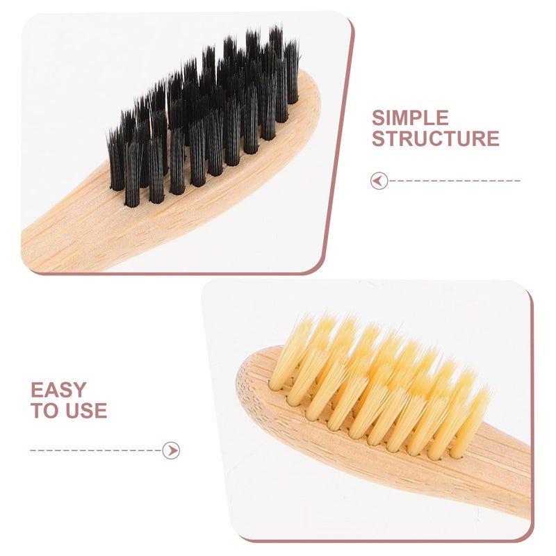 15 Pcs Soft Charcoal Toothbrush Set With Mermaid Tail Handle For Gentle Deep Cleaning Eco Friendly Travel Use - Image 4