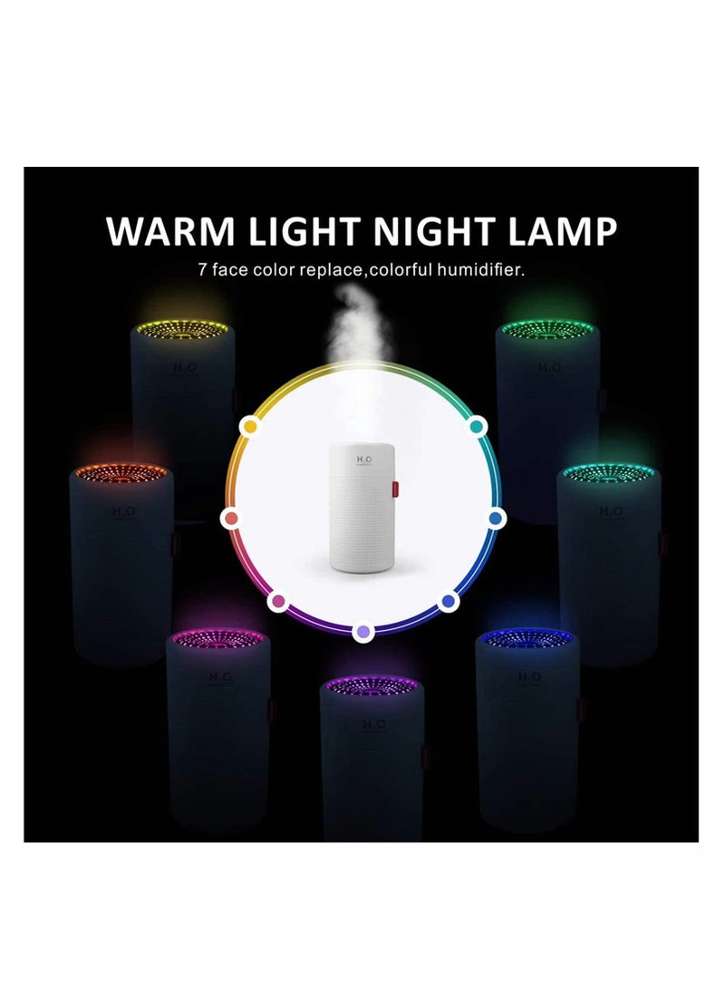 SYOSI Air Humidifier Night Light Function to Prevent Dry Burning and USB Charging, Ultra-Quiet, Auto-Off, Bedroom, Suitable Heaithy Life - Image 5