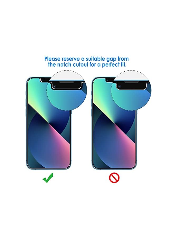 جي تيك واقي الشاشة لـ iPhone 13 و iPhone 13 Pro 6.1 بوصة ، فيلم زجاجي مقسى ، 3 عبوات - Image 2