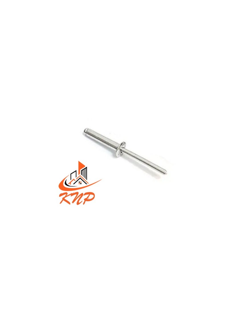 KNP Aluminum Alloy Blind Rivets - Pack of 100 (4mm x 6mm)  - Image 1