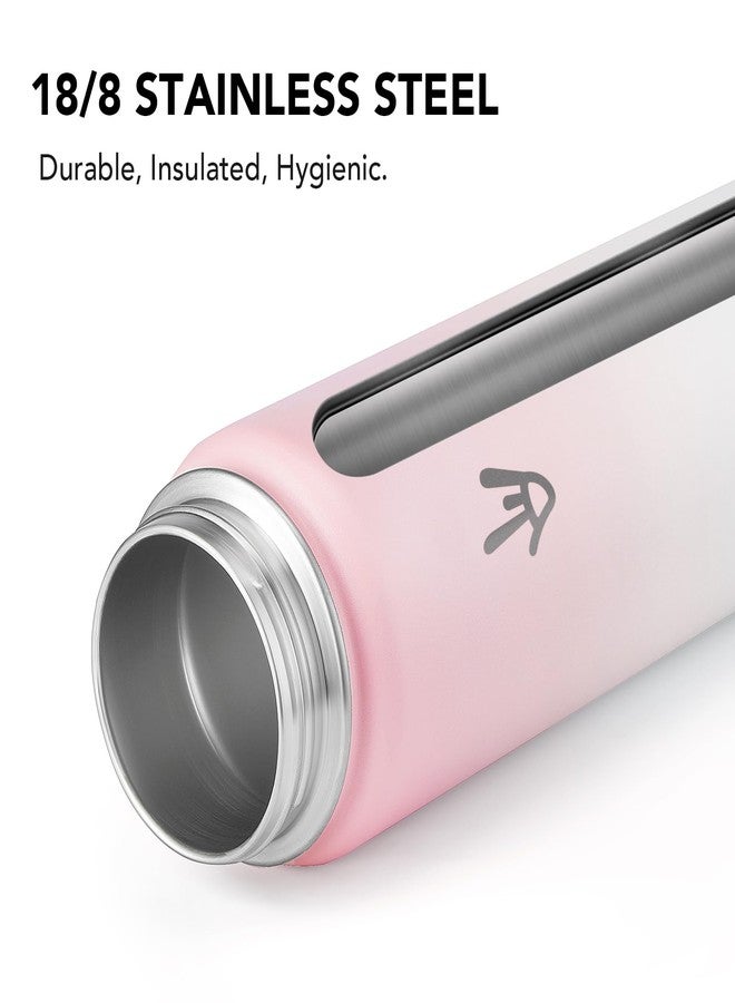 Enerbone Insulated Water Bottle, 32 oz Stainless Steel Water Bottles with Carrying Strap, Double-Wall Vacuum Insulation Thermos, Leakproof Sports Bottle with Straw, Keep Drinks Hot or Cold for Hours - Image 4