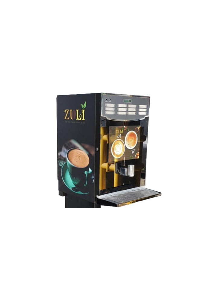 Coffee Machine: Advanced Espresso Configuration for Professional Performance – Instant 6 Canister Coffee Maker with 11 Beverage Options, 2 Preselection Keys, Fully Automatic Dispenser – Ideal for Large Offices and HORECA Segment – 2650 Watts