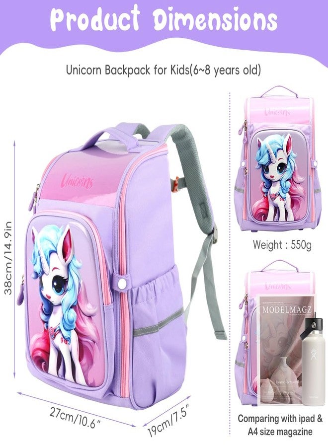 Climberty® School Backpack Unicorn School Backpack for Girls Aged 6-12 Years Old - Image 2