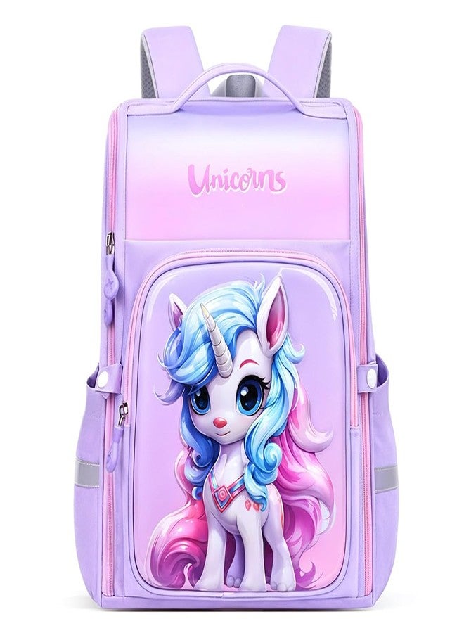 Climberty® School Backpack Unicorn School Backpack for Girls Aged 6-12 Years Old - Image 1
