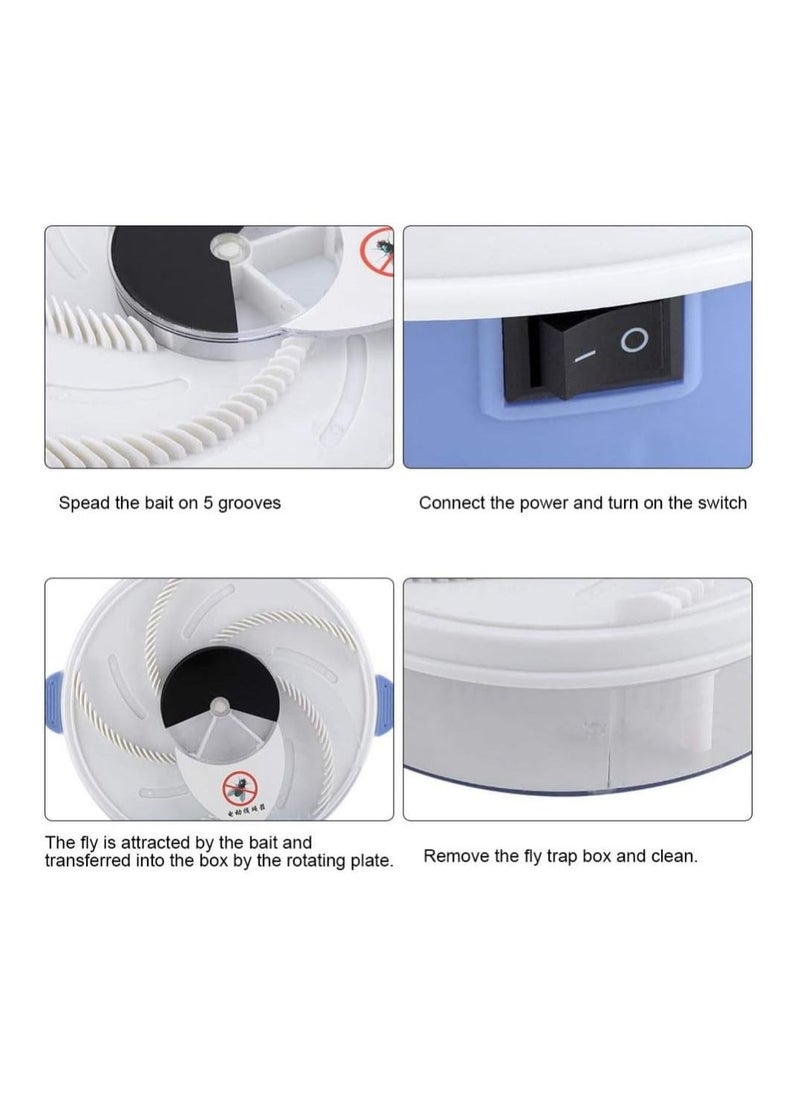 Generic - A trap for flies, mosquitoes and insects, an effective electric device for catching pests with a rotating dish, an electric device that kills flies and mosquitoes - Image 1