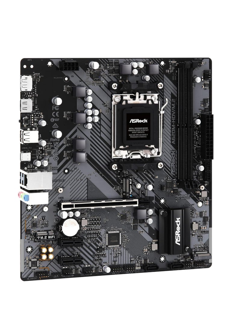 ASRock A620M-HDV/M.2 (AM5 mATX HDMI/DP)  - Image 2