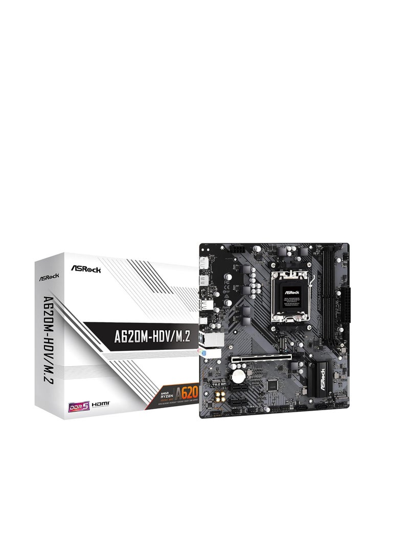 ASRock A620M-HDV/M.2 (AM5 mATX HDMI/DP)  - Image 1