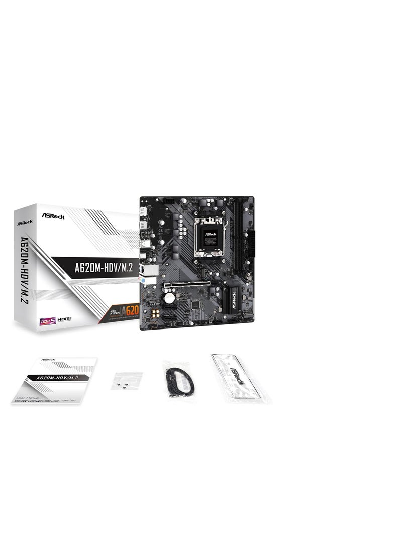 ASRock A620M-HDV/M.2 (AM5 mATX HDMI/DP)  - Image 3