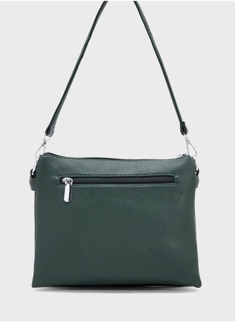ايلا Minimalist Multi Panel Shoulder Bag