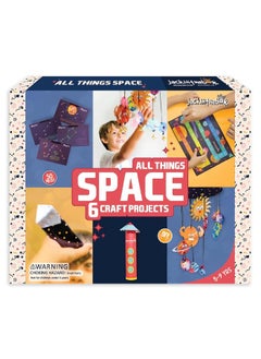 jackinthebox jackinthebox Space Science 6in1 Craft Kit Gift for Kids Ages 610 Solar System Science Kit for Kids Space Toys for Kids Easy DIY STEM Toy for Boys and Girls Ages 6 7 8 9 10  - Image 2