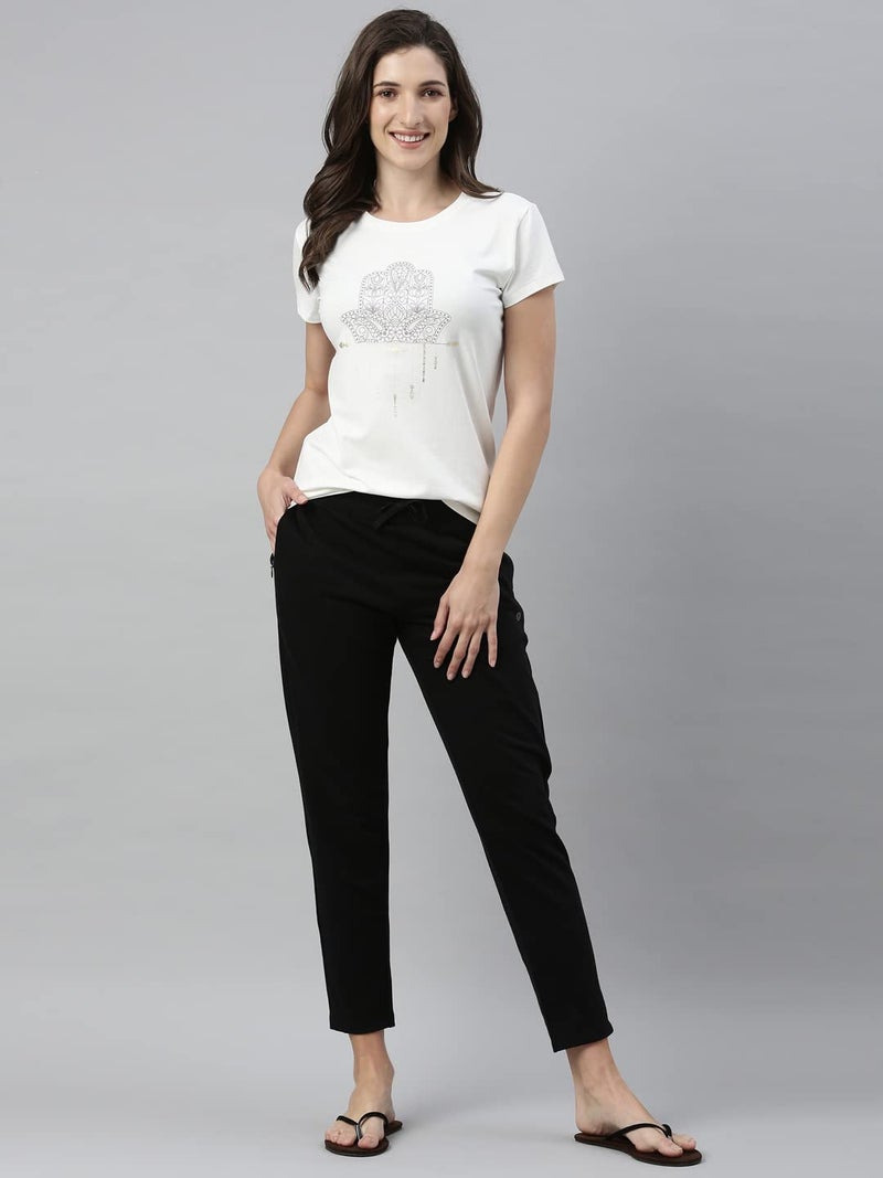 Enamor Essentials E060 Women’s Slim Fit Terry Pants - Image 4