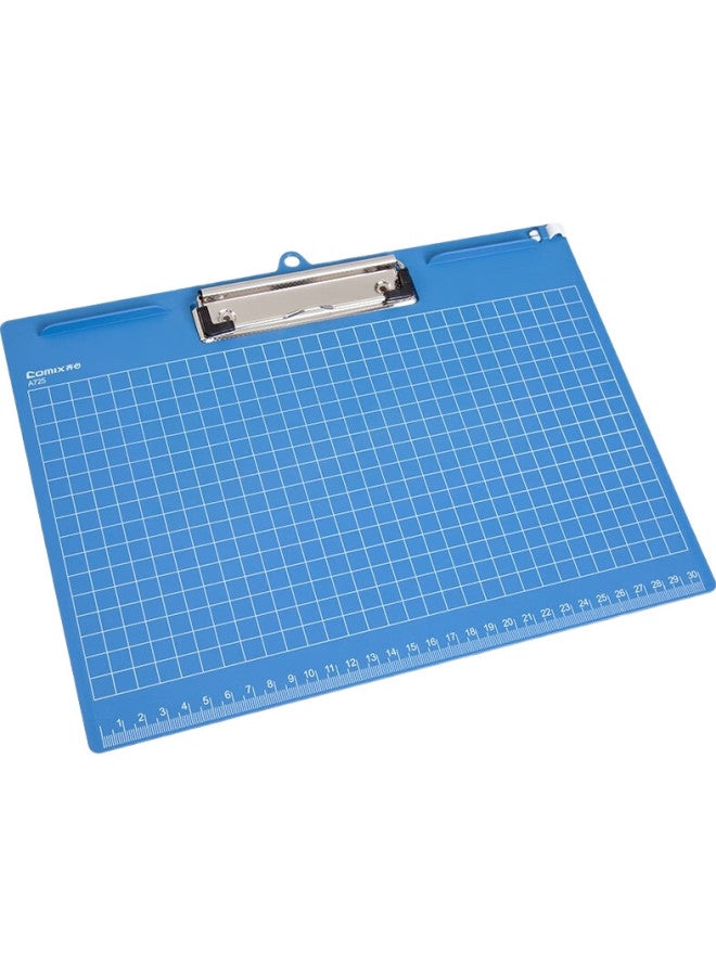 Comix A4 Plastic File Folder, Flat Folder, Horizontal, Blue, Office Stationery A725 - Image 2