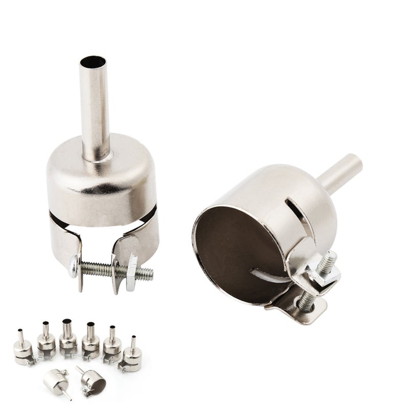 8pcs/Set Heat Gun Nozzles Kits For Hot Air Soldering Station Repair Tools（3/4/5/6/7/8/10/12mm) - Image 2
