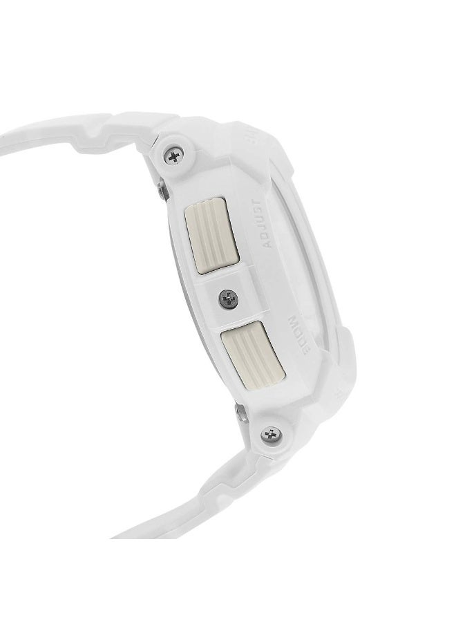 G-SHOCK BABY-G Analog-Digital Watch BGA-190BC-7BDR, 44.3 mm White Dial, Resin Case & Strap, Shock‑Resistant, 100 m WR - Image 3