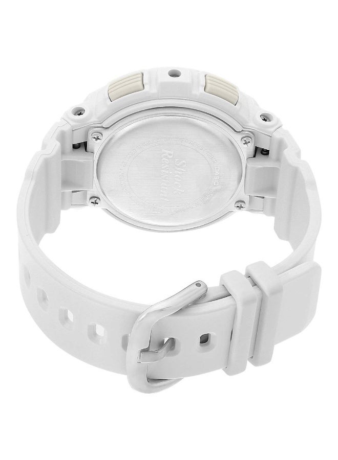 G-SHOCK BABY-G Analog-Digital Watch BGA-190BC-7BDR, 44.3 mm White Dial, Resin Case & Strap, Shock‑Resistant, 100 m WR - Image 4