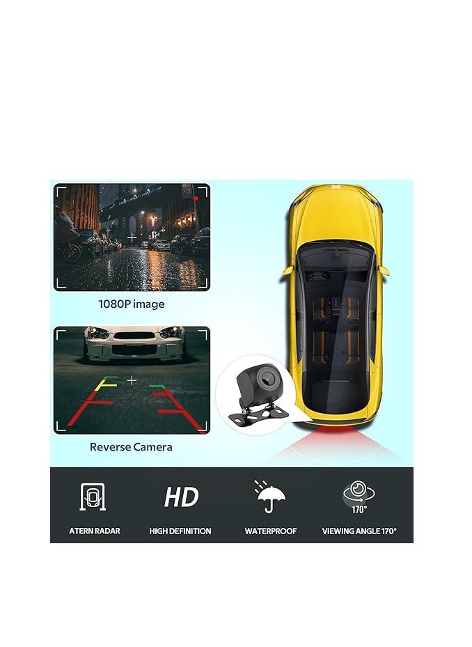 Generic - Portable Car Stereo Wireless CarPlay Android Auto,7 Inch Touch Screen Bluetooth Hands-Free/Mirror Link/Maps Navigation/Voice Control/TF Card/AUX,for Cars, Trucks, SUVs(7 inch Screen) - Image 1