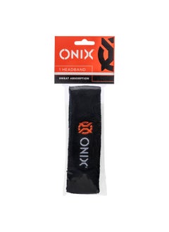 Onix Pickleball Sweat Absorption Headband - Black  - Image 5