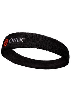 Onix Pickleball Sweat Absorption Headband - Black  - Image 1