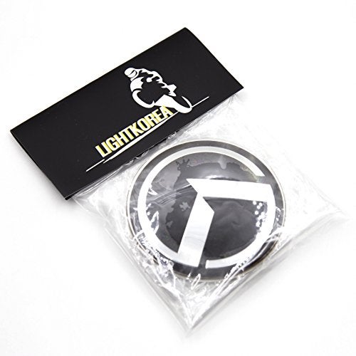 LIGHTKOREA 60mm 4Pcs 3D K Logo Wheel Center Caps Hub Decal Emblem Sticker Badge for Kia Stinger NIRO Rio Sorento Sportage Optima Soul Cerato Forte Carnival Sedona Cadenza K900 Picanto Rondo - Image 2