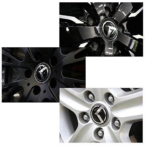 LIGHTKOREA 60mm 4Pcs 3D K Logo Wheel Center Caps Hub Decal Emblem Sticker Badge for Kia Stinger NIRO Rio Sorento Sportage Optima Soul Cerato Forte Carnival Sedona Cadenza K900 Picanto Rondo - Image 4