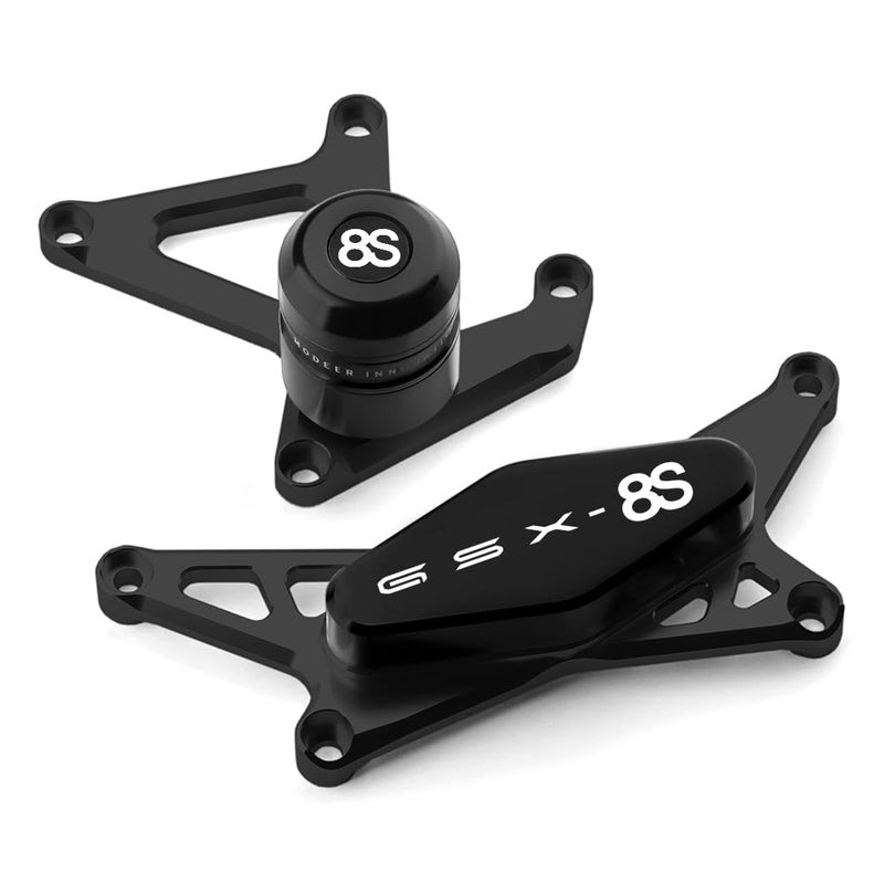 velospeed Compatible with Suzuki GSX8S 2023 2024 GSX 8S Motorcycle Frame Anticollision Falling Protection Slider Crash gsx8s gsx8 s gsx 8s Accessories black
