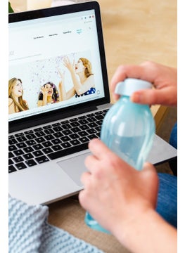 Tupperware زجاجة شرب إيكو 500 مل أزرق مائي  - Image 2
