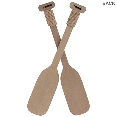 Hobby Lobby Nautical Ship Boat Paddles Ocean Striped Oars Wood Wall Hanging Home Décor - Image 3