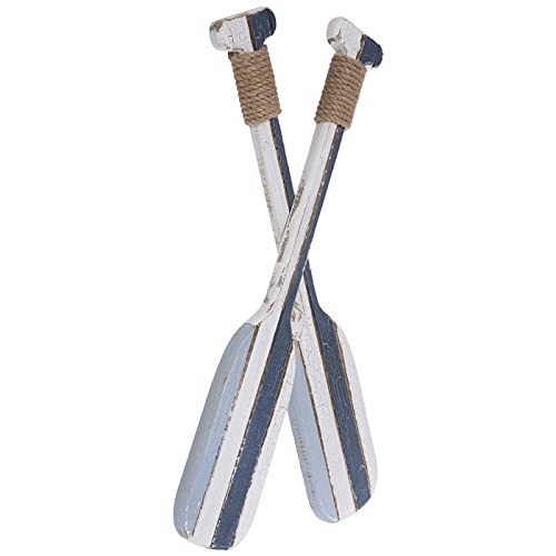 Hobby Lobby Nautical Ship Boat Paddles Ocean Striped Oars Wood Wall Hanging Home Décor - Image 2