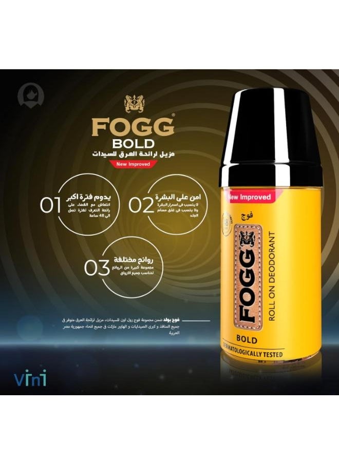 FOGG - Roll On Deodorant Bold 50ml - Image 1