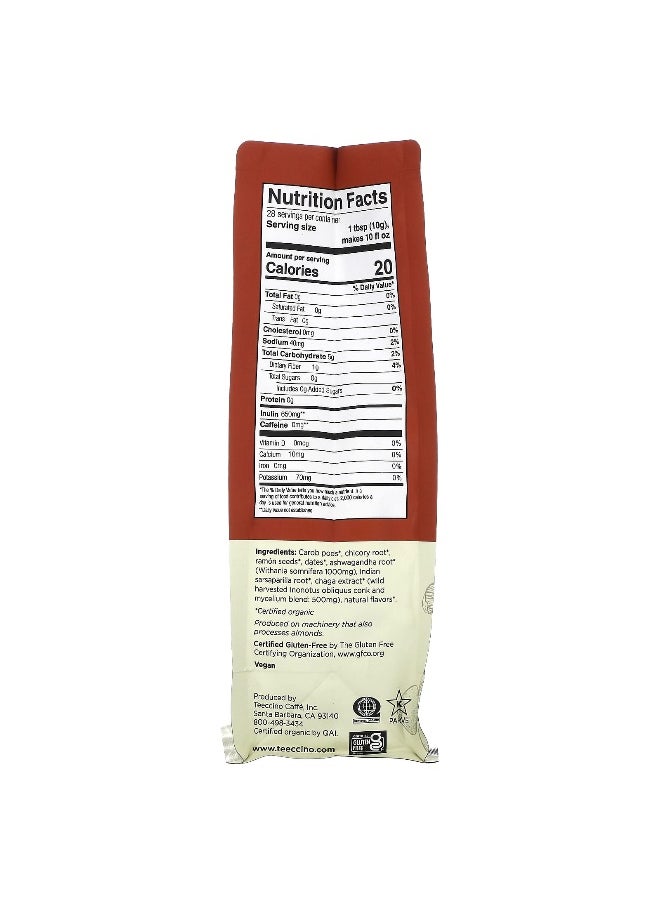 teeccino - Teeccino, Mushroom Herbal Coffee, Chaga Ashwagandha, Medium Roast, Caffeine Free, 10 oz (284 g) - Image 1