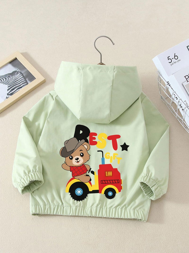 Boys' Spring Coat Children'S Coat Boys' Spring Jacket Clothes Boys' Baby Hooded Top Trendy - Image 2