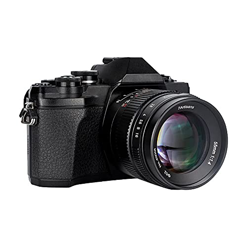 7Artisans 55mm F1.4 II Manual Focus APS-C Lens for Nikon Z mount Cameras (Black) - Image 2
